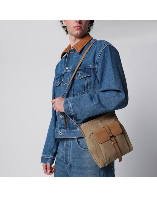 Prada Brown Route Crossbody Bag for men