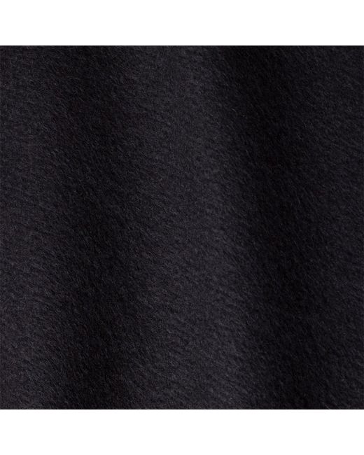 Prada Black Silk And Cashmere Scarf