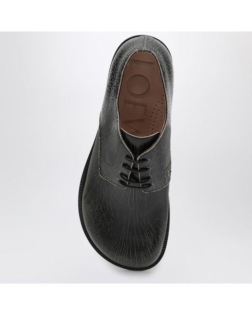 Derby Campo En Cuir De Veau Craquelé Loewe pour homme en coloris Black