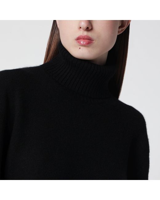 Totême Black Cashmere Turtleneck
