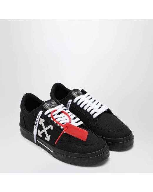 Sneakers Vulcanized Low Nere/Bianche di Off-White c/o Virgil Abloh in Black da Uomo