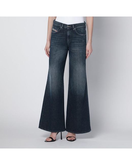 Jean Relaxed 1996 D-Sire Noir DIESEL en coloris Blue