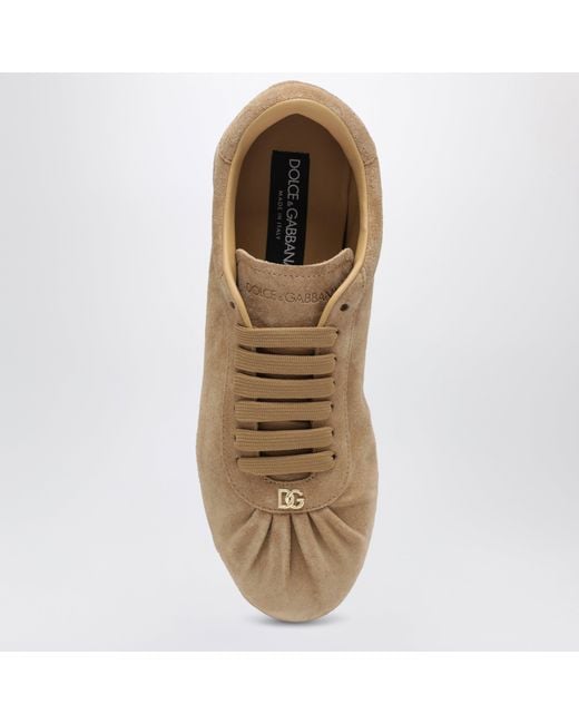 Dolce & Gabbana Brown Soft Ballet Sneaker