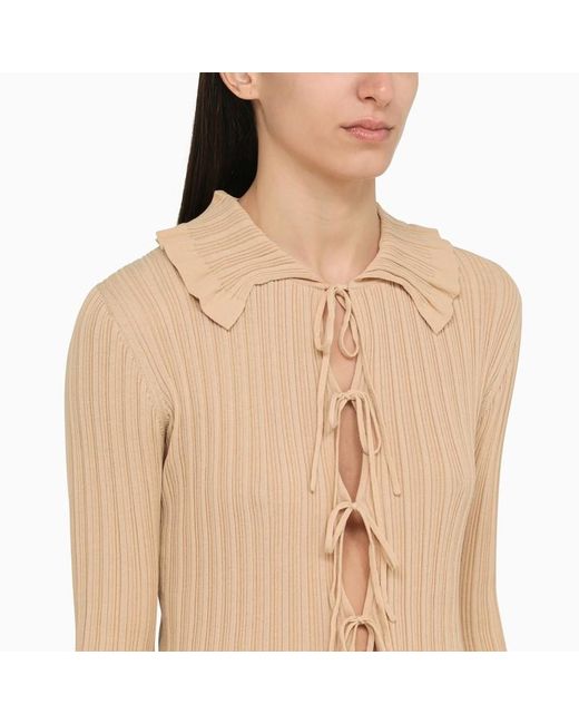 By Malene Birger Natural Devora Knitted Cardigan