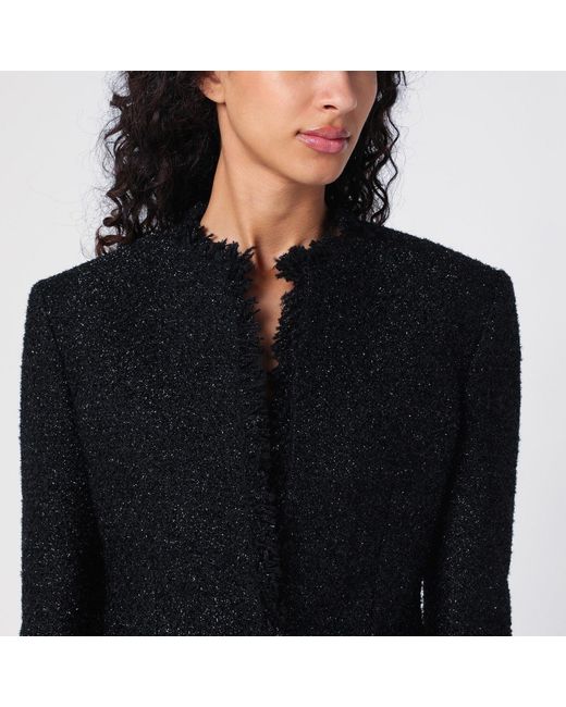 Givenchy Black Tweed And Lurex Jacket