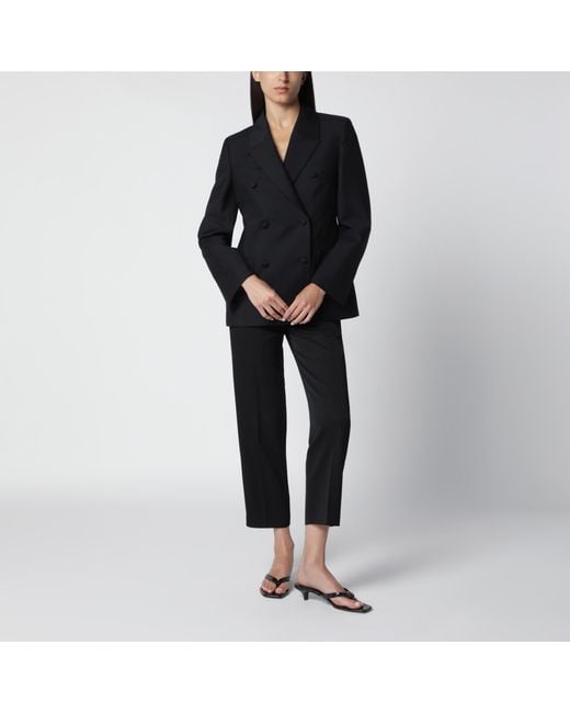 Rohe Black Mies Cigarette-Leg Trousers