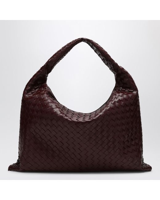 Bottega Veneta Brown Large Shoulder Bag Hop In Barolo Colour