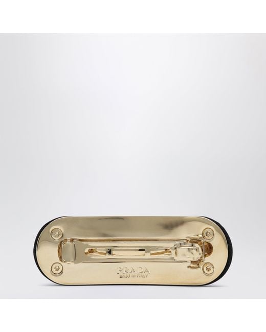 Prada Black Re-Nylon Hair Clip