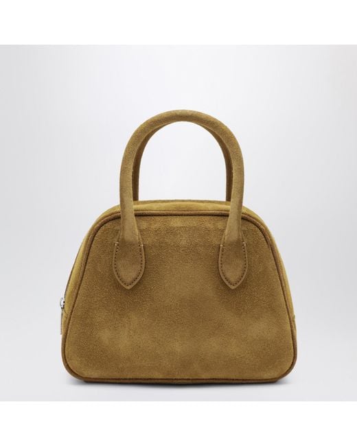 DUNST Green Camel Suede Bag