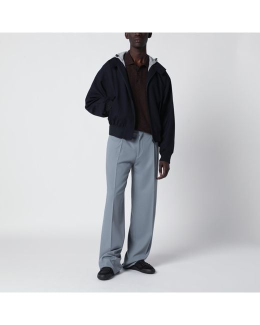 Prada Black Wool Hooded Jacket for men