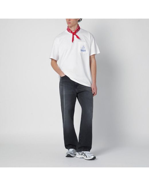 Carhartt Blue Landon Pant/Worn Bleached for men