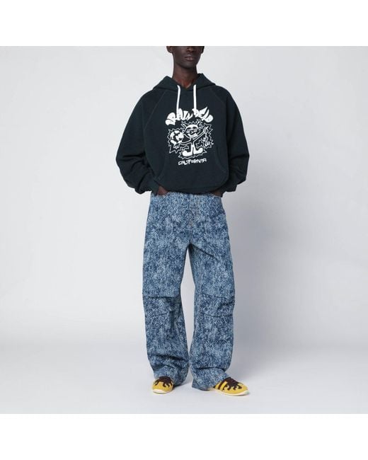 Brain Dead Black Forest Hoodie for men