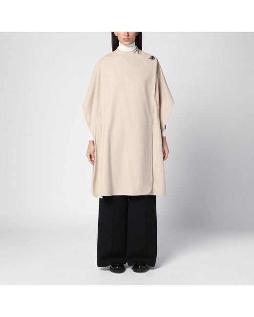 THE GARMENT Natural Wool-Blend Cape