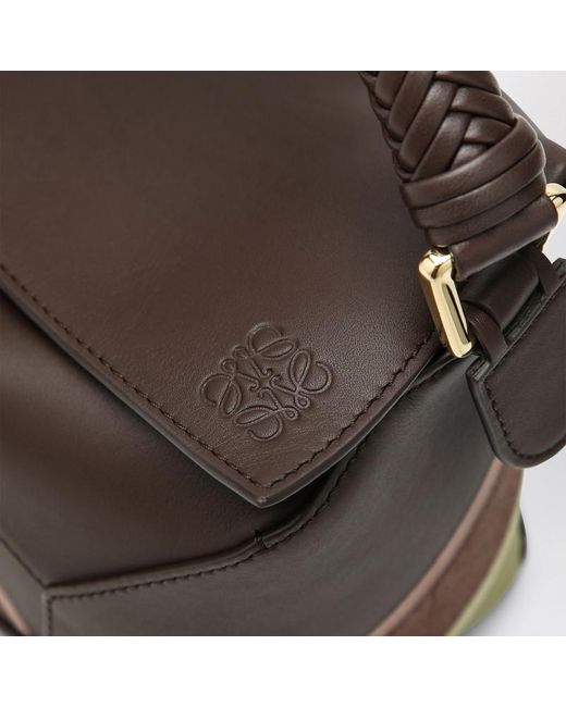 Loewe Brown Puzzle Edge Kleine Tasche