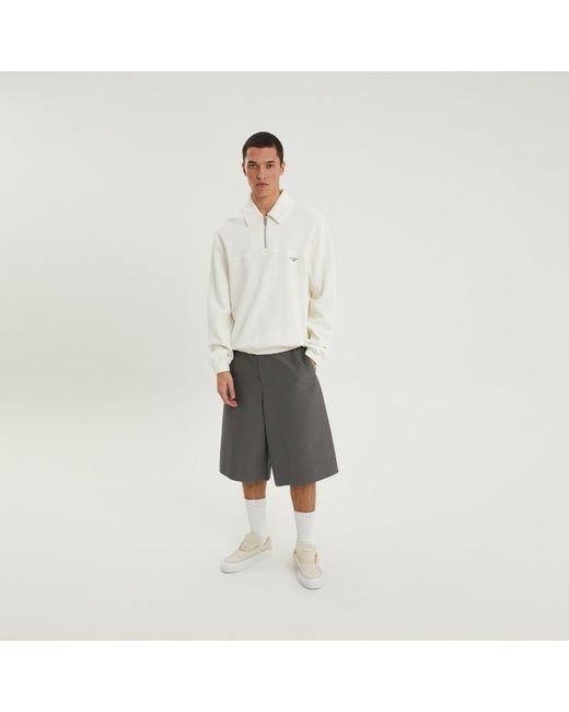 1989 STUDIO Gray Tailoring Bermuda Dark for men