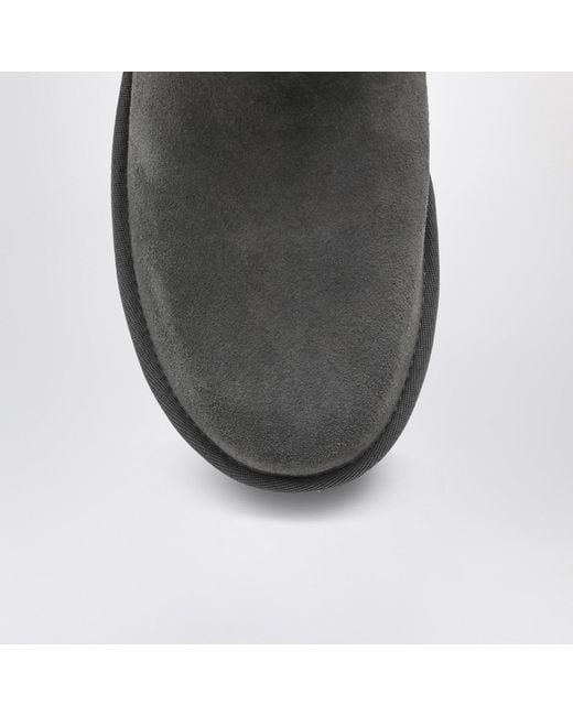 Ugg Gray Classic Ultra Mini Boot With Platform