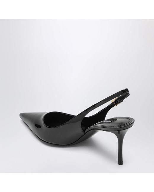 Dolce & Gabbana Black Slingback