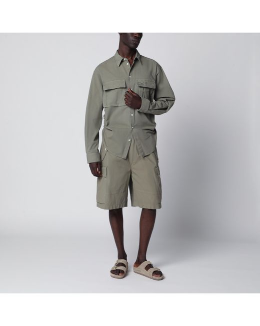 DSquared² Natural D2 Cargo Ripstop Cotton Cargo Shorts for men