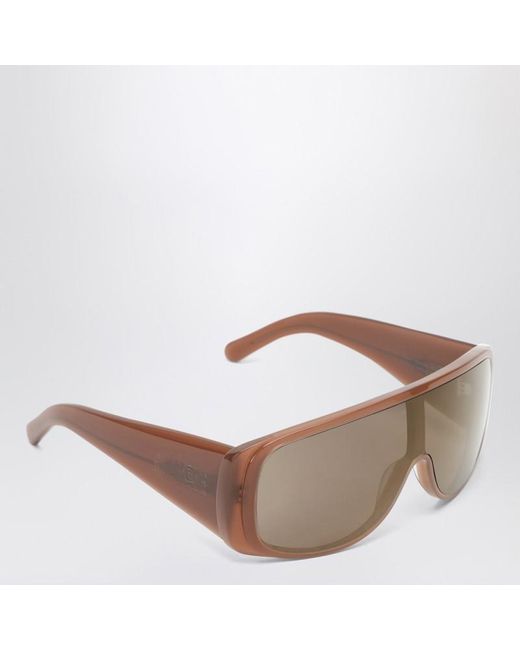 Occhiali da sole mask marroni di Retrosuperfuture in Brown da Uomo