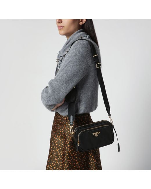 Prada Black Re-Nylon Crossbody Bag