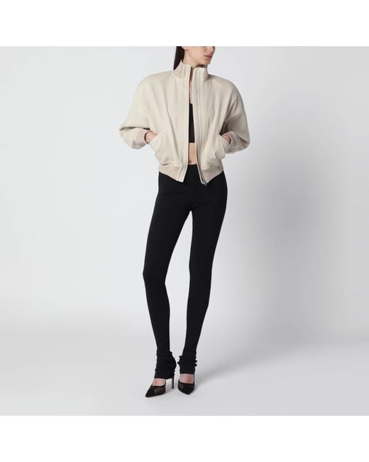 Gucci Natural Écru Poplin Zip Jacket