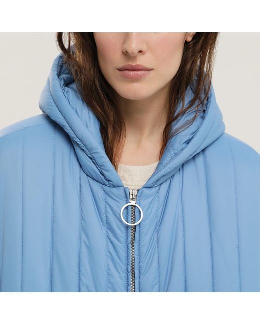 1989 STUDIO Blue Quilted Down Jacket