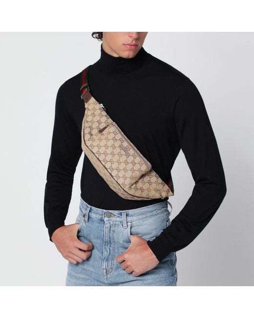 Gucci Flatpack Gürteltasche in Brown für Herren