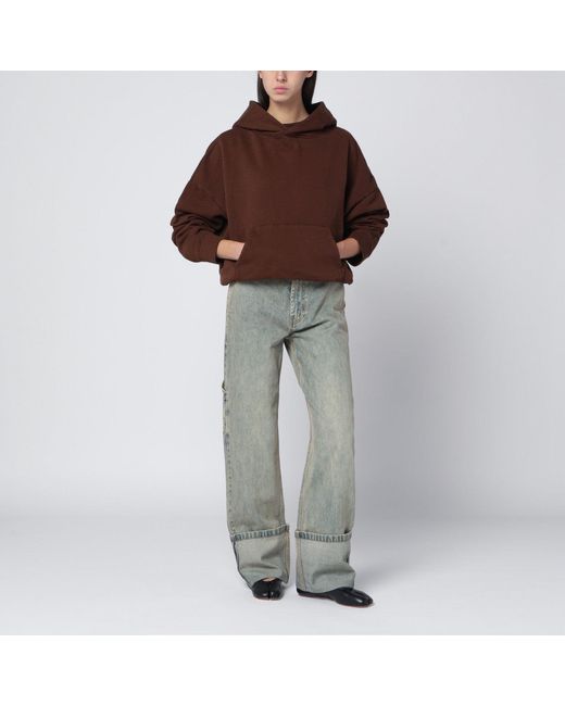 Entire studios Brown Hooded Sweatshirt