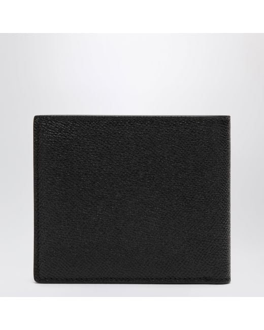 Tom Ford Black T-Line Bi-Fold Leather Wallet for men