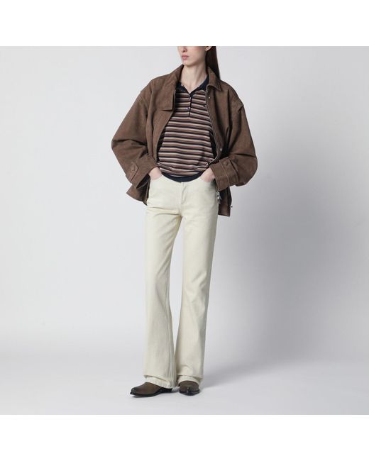 A.P.C. Natural Jeans With Faded Effect