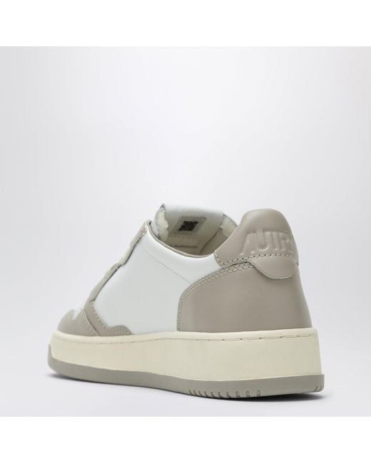 Autry White Medalist Low Sneakers