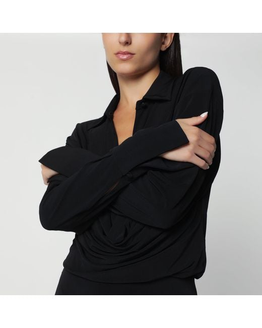 ANDAMANE Black Lilia Mini Dress