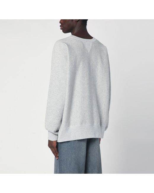 Champion Gray Sweatshirt True To Archive Reverse Weave for men