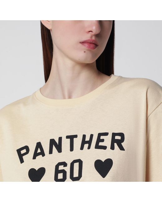 Valentino Black Panther Lady Cotton Jersey T-Shirt