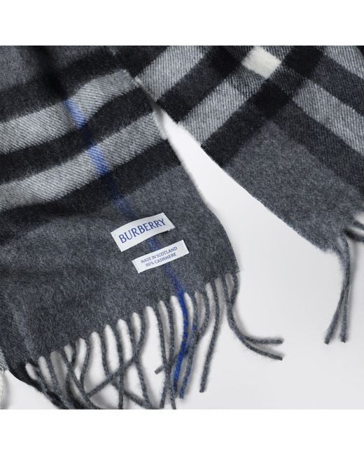 Sciarpa Check di Burberry in Gray da Uomo