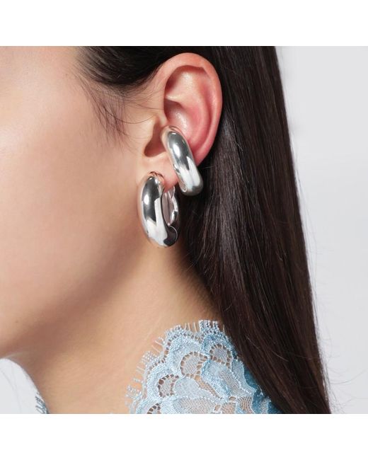Ear Cuff Varsity En Argent Eliou en coloris Metallic