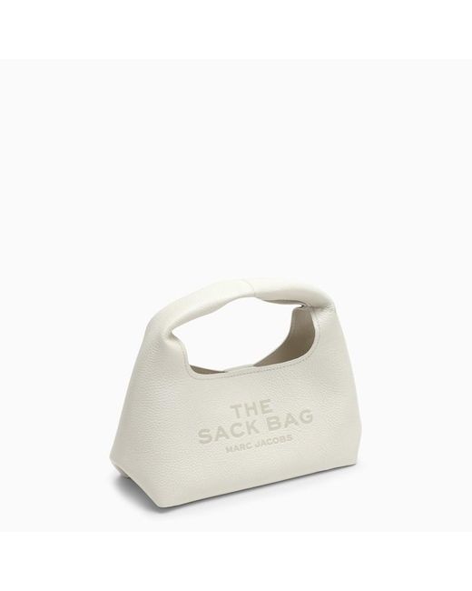 Borsa the mini sack bianca in pelle di Marc Jacobs in Natural