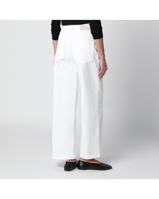 Loewe White Anagram Trousers