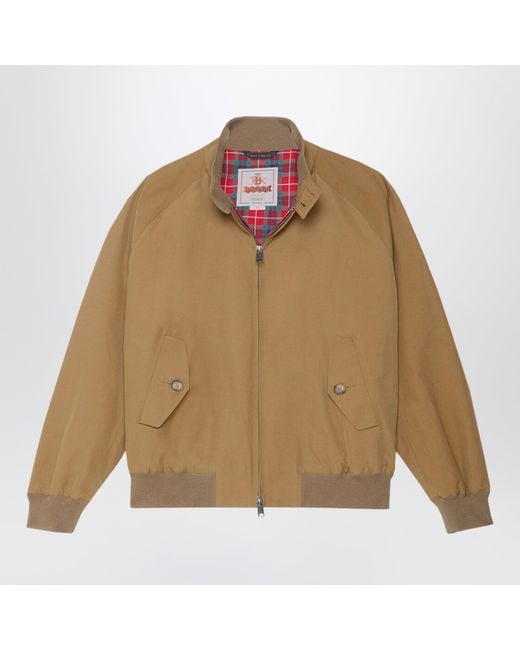 Baracuta Brown G9 Harrington Jacket Tan for men