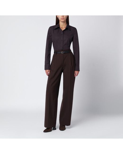 Burberry Black Cotton Shirt