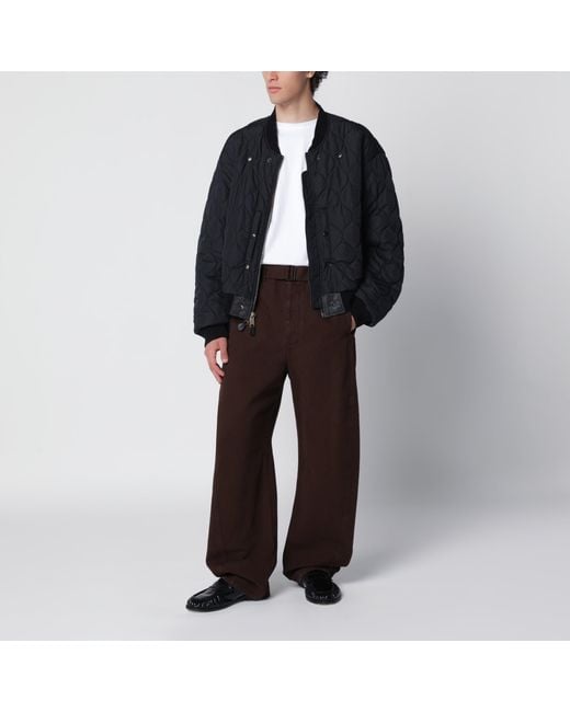 Maison Margiela Black Dark Reversible Bomber for men