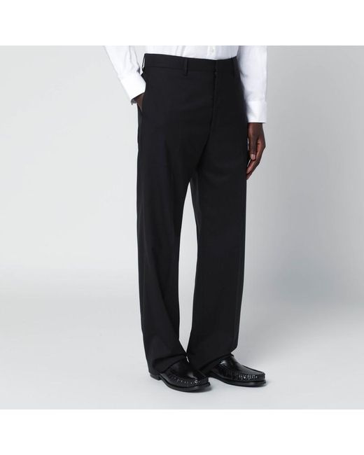 Tagliatore Black Doublebreasted Suit for men