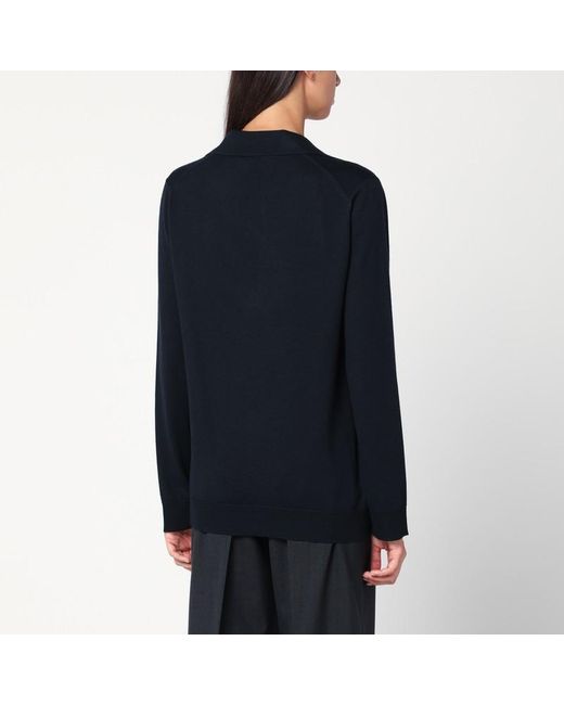 Maglia navy in lana di Gucci in Blue
