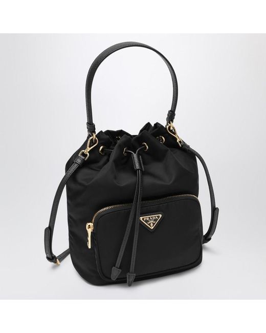 Seau Duet En Re-Nylon Prada en coloris Black