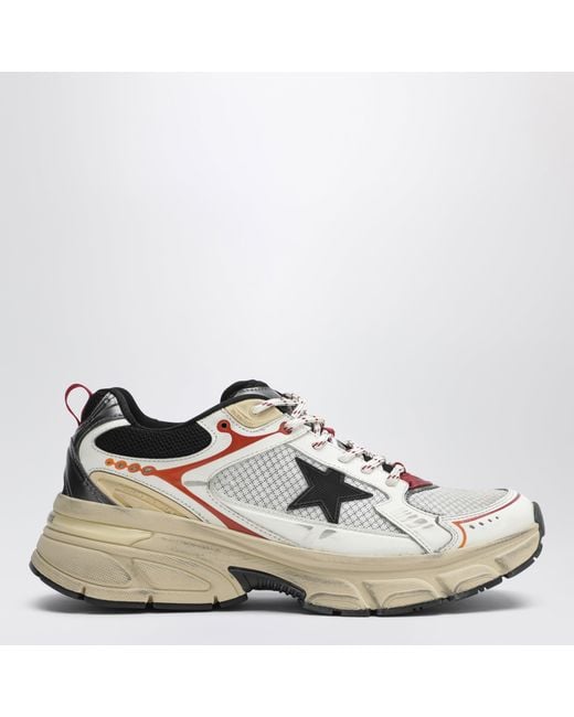 Golden Goose Deluxe Brand White Lightstar Sneakers for men