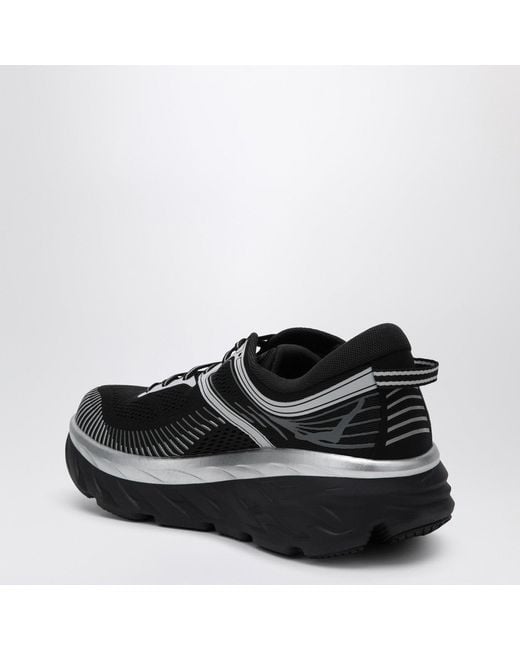 Hoka One One Black Bondi 7 Sneakers/Stardust for men