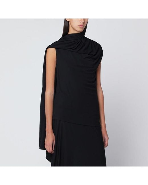 The Row Black Isadra Top