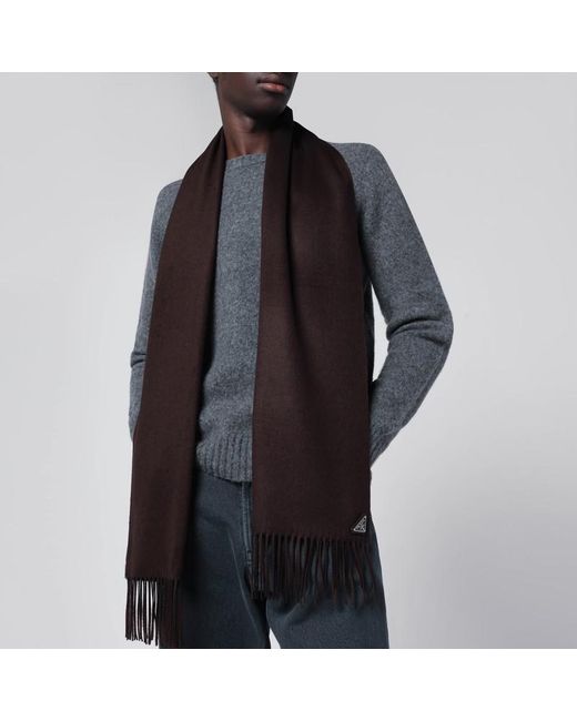 Prada Brown Scarf for men