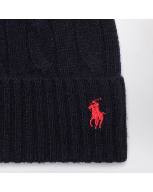 Polo Ralph Lauren Blue Logo Beanie
