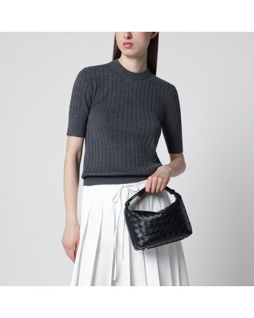 Bottega Veneta Black Mini Wallace Bag